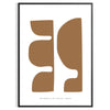 élégance affiche bureau boho design bohème authentique espace travail cadeau unique une touche artistique déco disponibles A4 cm A0