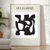 space shape bohemian poster palette gray black captivating piece wall art ideal gift modern touch décor standalone print perfect enthusiast collection