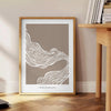 space captivating boho art poster unique shape inspirations stunning wall print artistic touch room perfect gift occasion sizes A4 A0