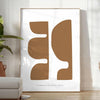 élégance affiche bureau boho design bohème authentique espace travail cadeau unique une touche artistique déco disponibles A4 cm A0