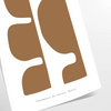 élégance affiche bureau boho design bohème authentique espace travail cadeau unique une touche artistique déco disponibles A4 cm A0