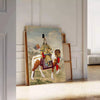 timeless allure vintage Japanese soldier poster black green hues captivating wall art print ideal gift history enthusiasts lovers space order artwork standalone piece today