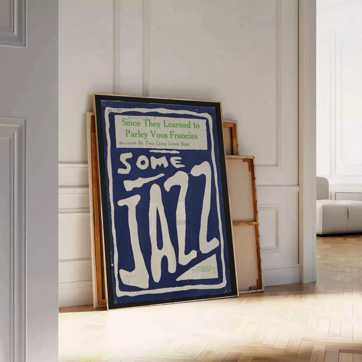 Some Jazz Music Art Travel Poster High Quality Frame Premium Print Home Decor Color