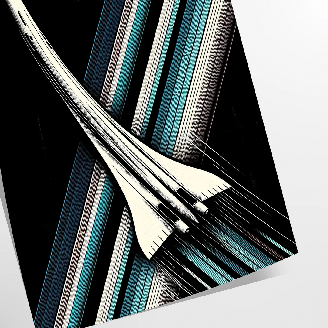 Space Rocket Technology Art Travel Poster High Quality Frame Premium Print Home Decor Color