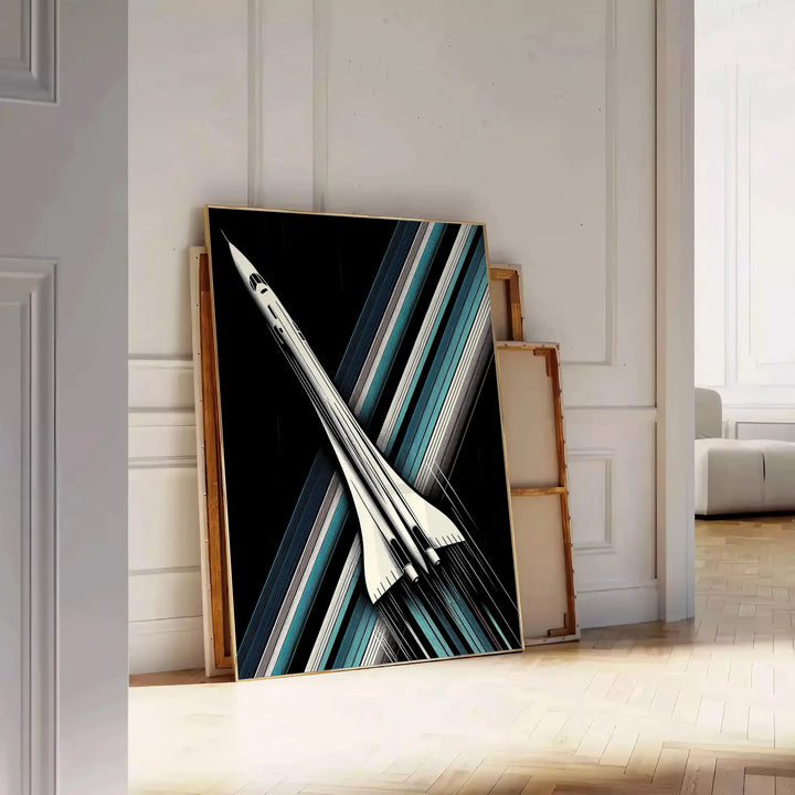 Space Rocket Technology Art Travel Poster High Quality Frame Premium Print Home Decor Color