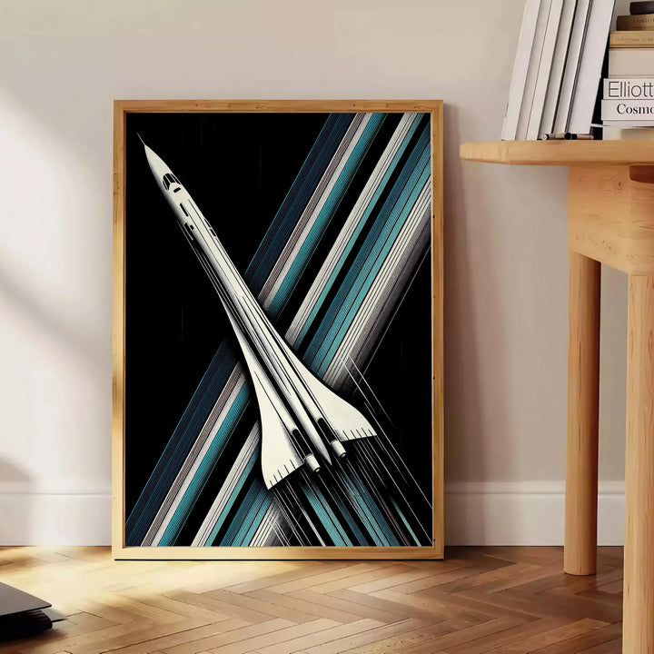 Space Rocket Technology Art Travel Poster High Quality Frame Premium Print Home Decor Color