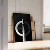 space stunning poster edge rocket technology sleek black gray canvas wall art enthusiasts thoughtful gift sizes A4 cm A0 print today
