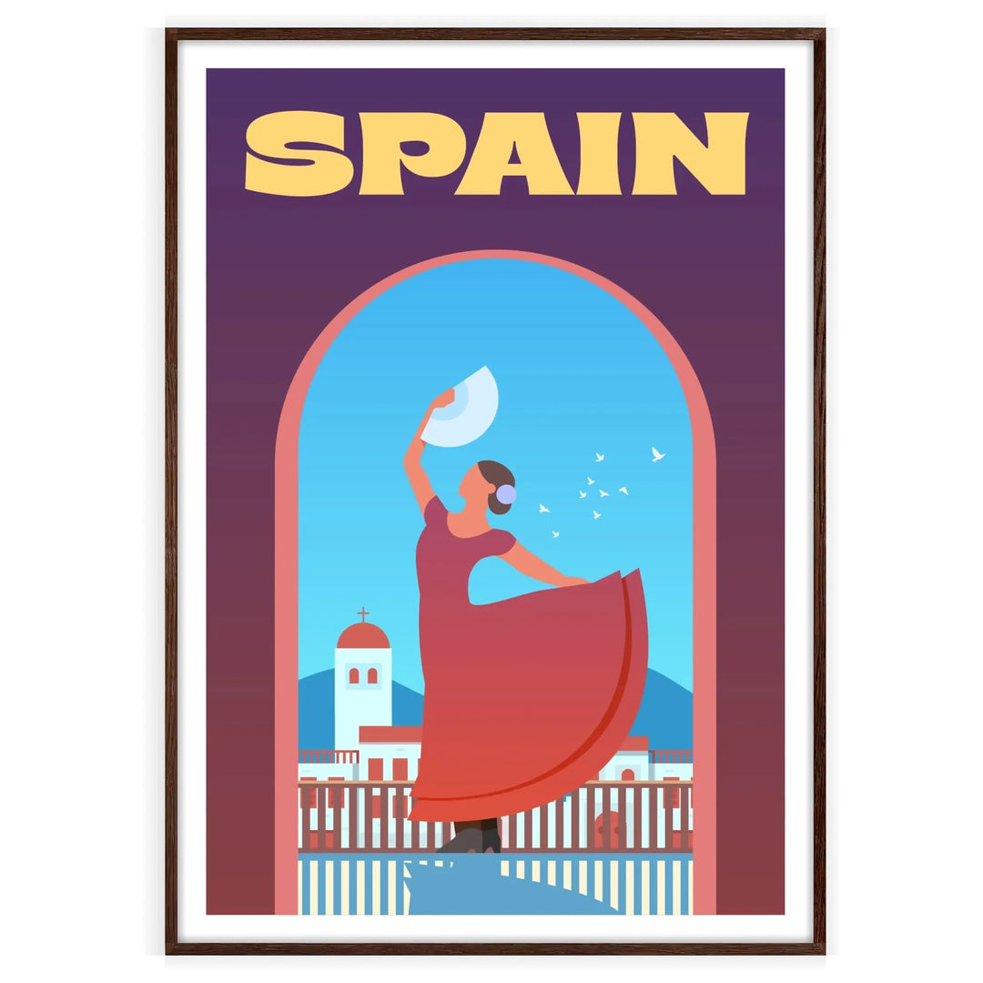 Spain Print Wall Art Poster