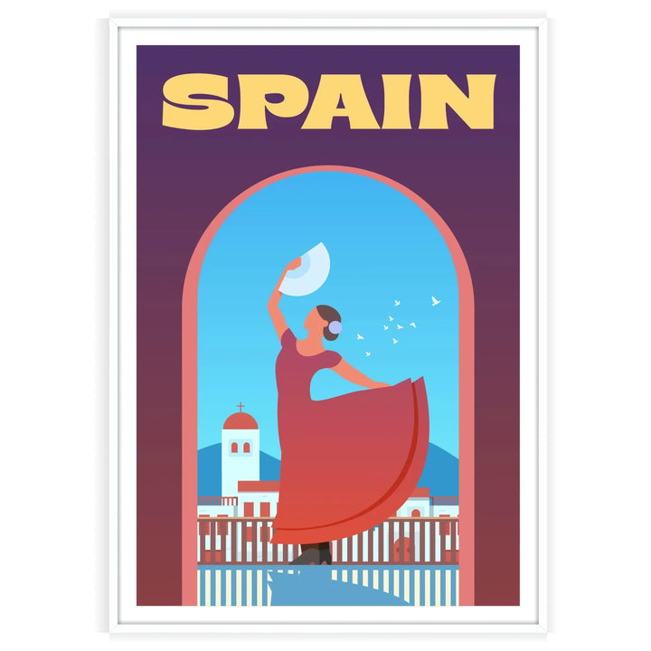 Spain Print Wall Art Poster