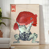 space captivating Squat Matsumoto Hoji Japanese poster warm brown orange hues perfect wall art cultural flair gift lovers unframed options