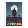 essence St. Petersburg captivating poster elegant shades brown gray artwork sophistication space wall art thoughtful gift choice sizes A4 cm A0