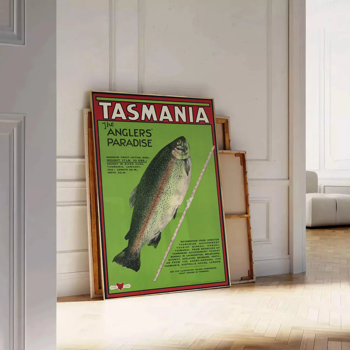 Tasmania Travel Poster Art Print Travel Poster High Quality Frame Premium Print Home Decor Color