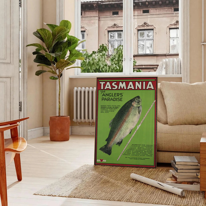 Tasmania Travel Poster Art Print Travel Poster High Quality Frame Premium Print Home Decor Color