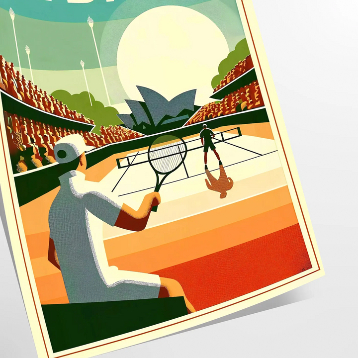 Sydney Vintage Tennis Poster