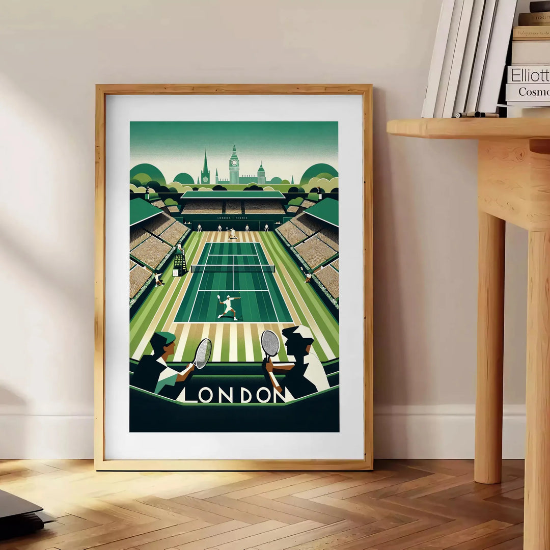 Impression de tennis de Wimbledon 