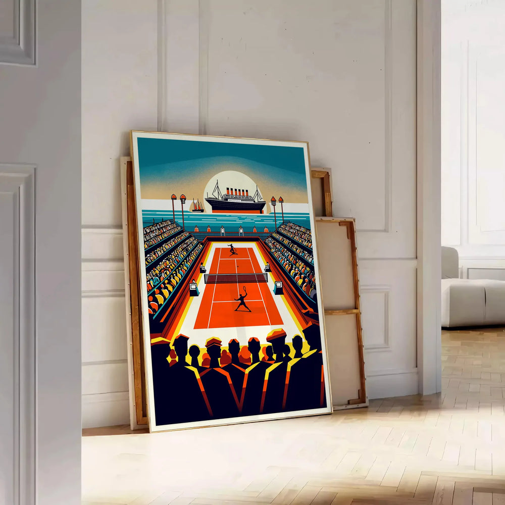 Tennis Titanic Poster 2 Travel Poster High Quality Frame Premium Print Home Decor Color