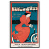 Affiche New York Recorder Voyage un chef - œuvre nuances vert bleu essence vibrante ville cadeau unique intérieur disponible A4 cm A0