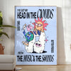 touch rhythm Groovy Music Sound poster vibrant black blue hues wall art unique gift spirit stunning detail sizes A4 cm A0 space today