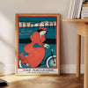Affiche New York Recorder Voyage un chef - œuvre nuances vert bleu essence vibrante ville cadeau unique intérieur disponible A4 cm A0