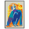 vibrant world maximalism thecutoutslowres poster bold purple orange hues captivating wall art ideal room unique gift decor striking print ready unframed styles