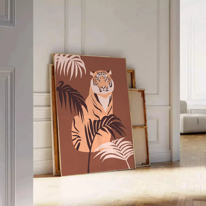 Tiger Animal Art Travel Poster High Quality Frame Premium Print Home Decor Color