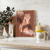 allure tiger animal art poster stunning gray green hues captivating wall print perfect nature enthusiasts extraordinary gift space artwork available loose