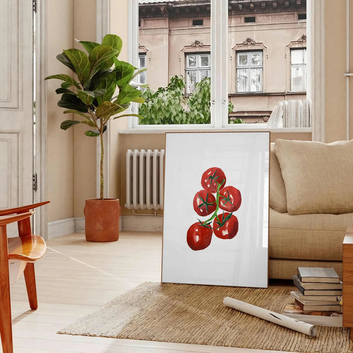 Tomatoes Kitchen Poster Travel Poster High Quality Frame Premium Print Home Decor Color