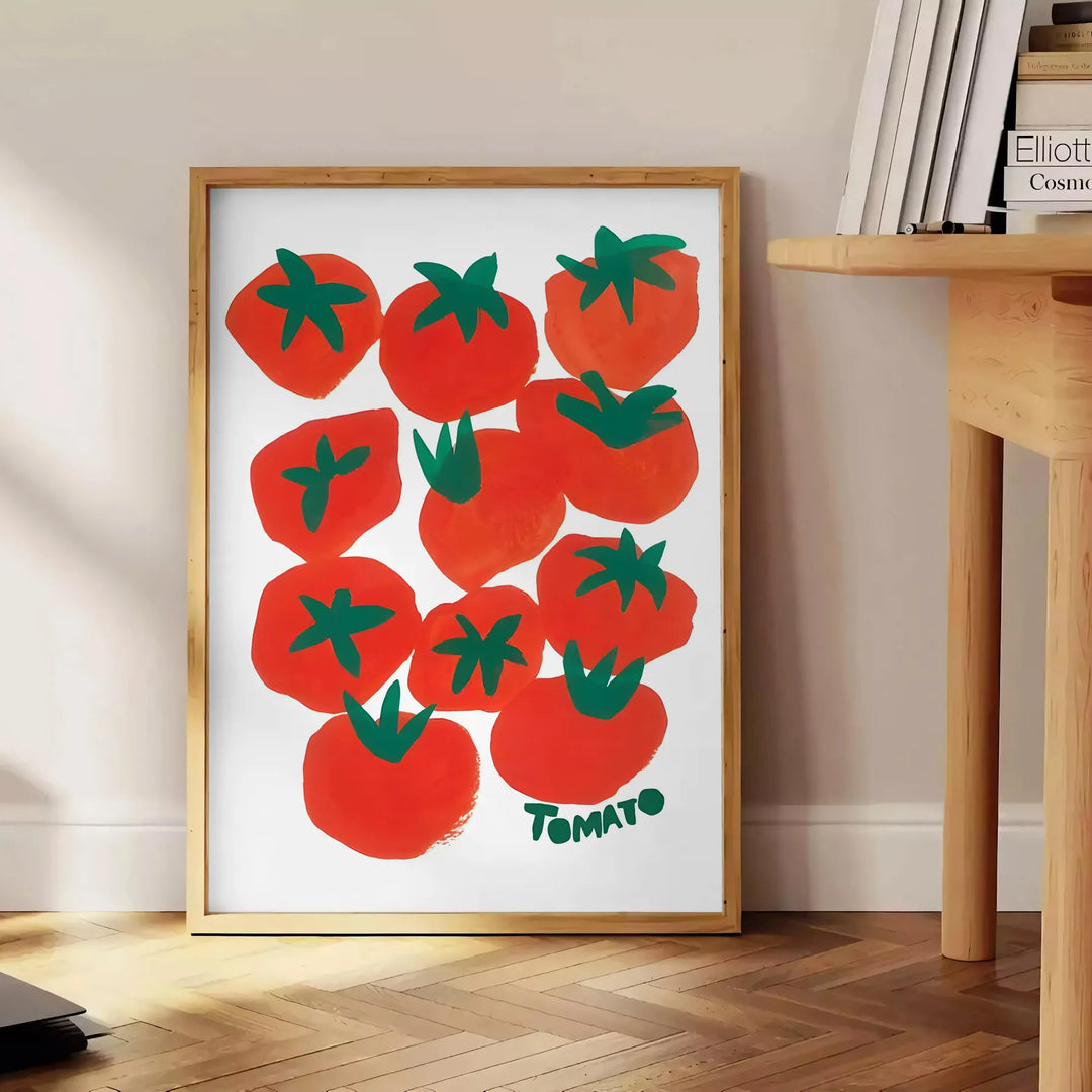 Tomatoes Kitchen Wall Print Travel Poster High Quality Frame Premium Print Home Decor Color