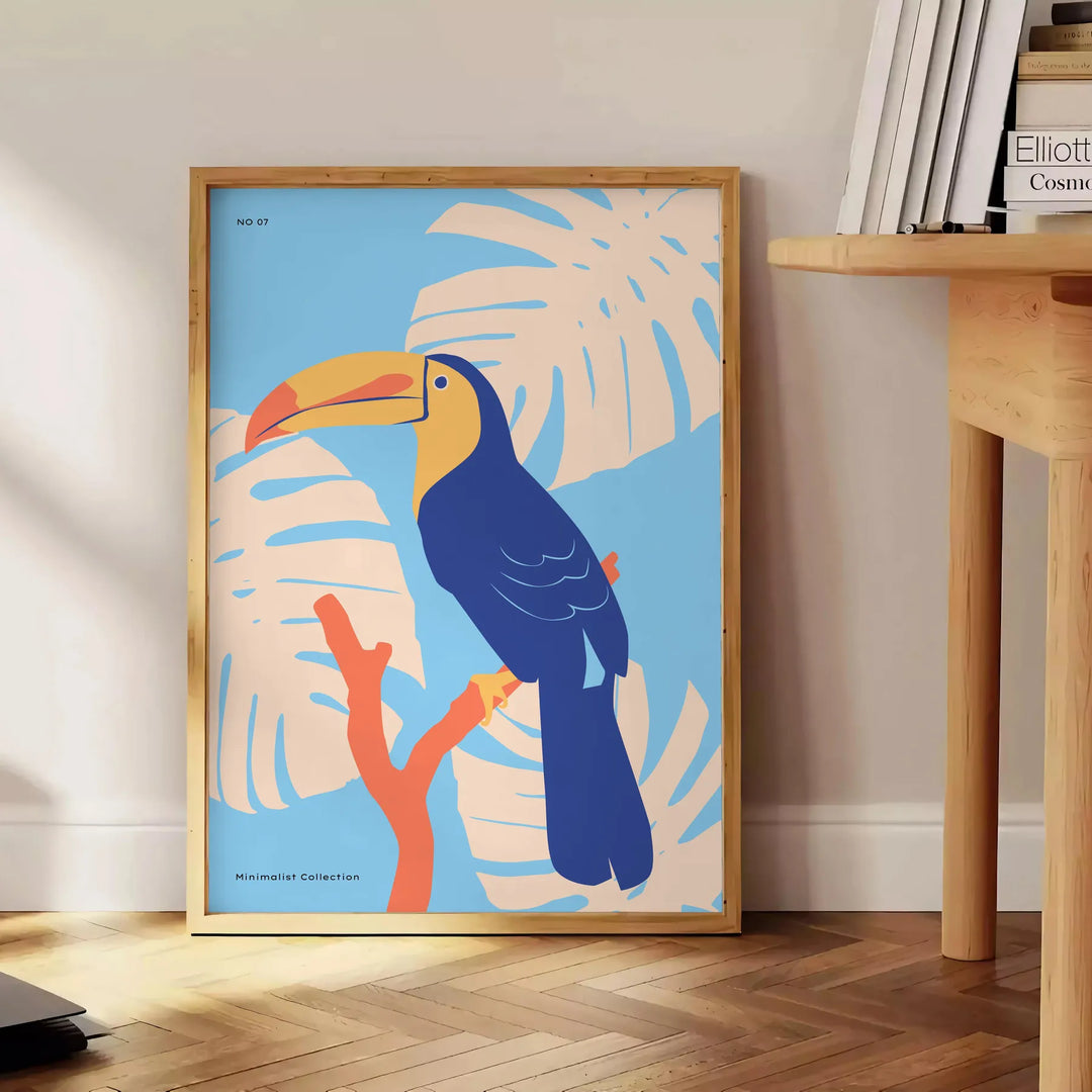 Toucan Animal Poster Travel Poster High Quality Frame Premium Print Home Decor Color