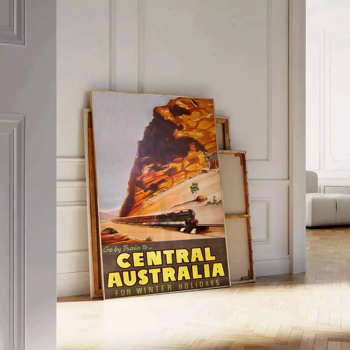 Train Australia Travel Poster Poster Travel Poster High Quality Frame Premium Print Home Decor Color