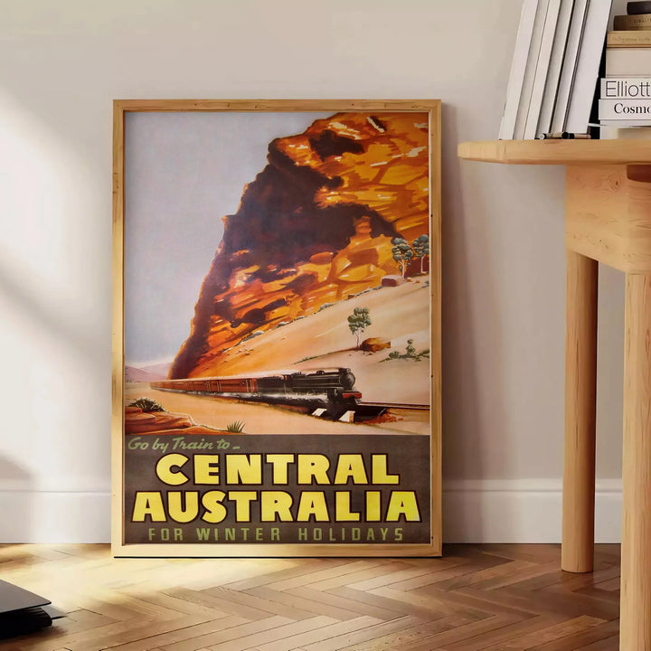 Train Australia Travel Poster Poster Travel Poster High Quality Frame Premium Print Home Decor Color