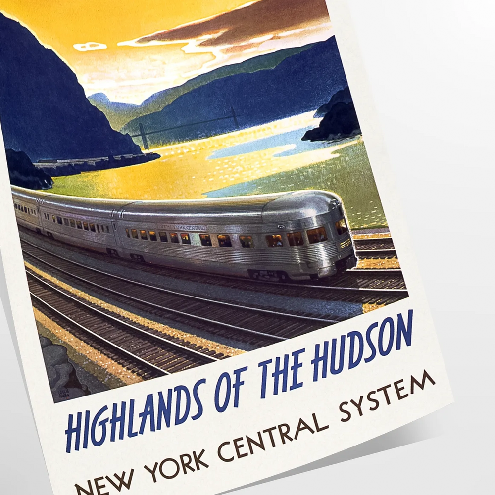 Train Travel Poster Poster Travel Poster High Quality Frame Premium Print Home Decor Color