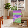 affiche tendance art moderne couleurs vibrantes vert bleu intérieur un cadeau unique style parfait