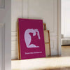 space Trust Universe yoga poster blue purple hues inspiring wall art perfect tranquil atmosphere thoughtful gift personal artwork treasure