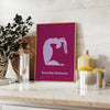 space Trust Universe yoga poster blue purple hues inspiring wall art perfect tranquil atmosphere thoughtful gift personal artwork treasure