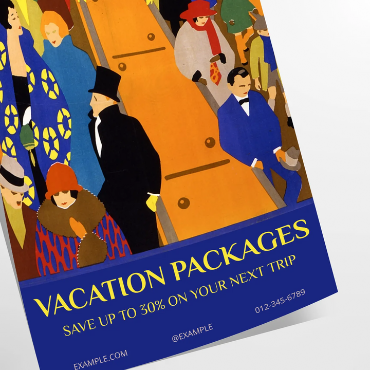 Vactaion Travel Poster Art Print Travel Poster High Quality Frame Premium Print Home Decor Color