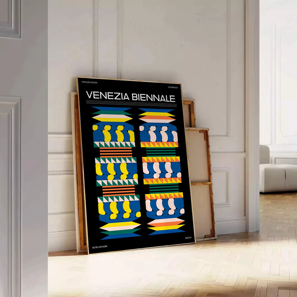 Venezia Biennale Modern Art Poster Travel Poster High Quality Frame Premium Print Home Decor Color