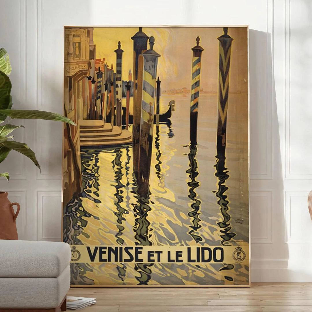 Venice Italy Travel Poster Print Travel Poster High Quality Frame Premium Print Home Decor Color