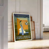 allure vintage travel Venice Simplon poster stunning piece wall art rich brown green hues unique gift home decor exquisite artwork available framed standalone print