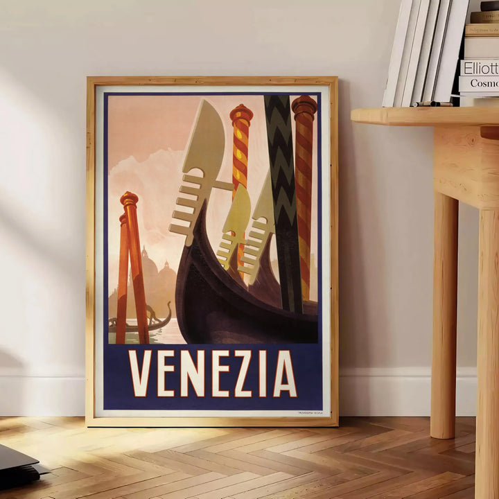 Venice Travel Poster Poster Travel Poster High Quality Frame Premium Print Home Decor Color