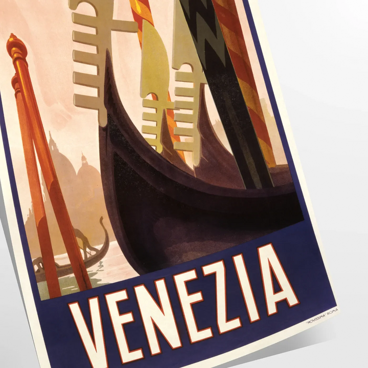 Venice Travel Poster Poster Travel Poster High Quality Frame Premium Print Home Decor Color