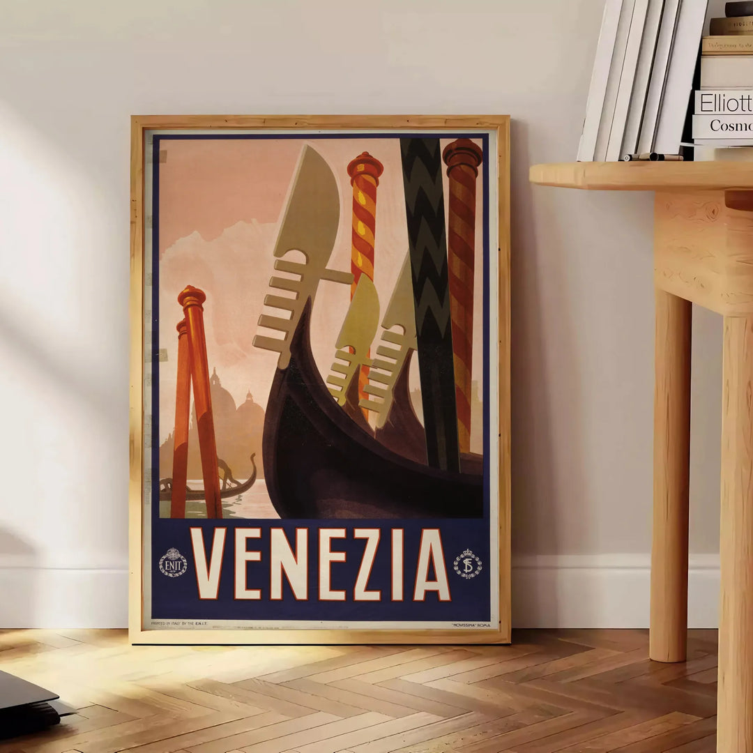 Venice Travel Poster Wall Print Travel Poster High Quality Frame Premium Print Home Decor Color