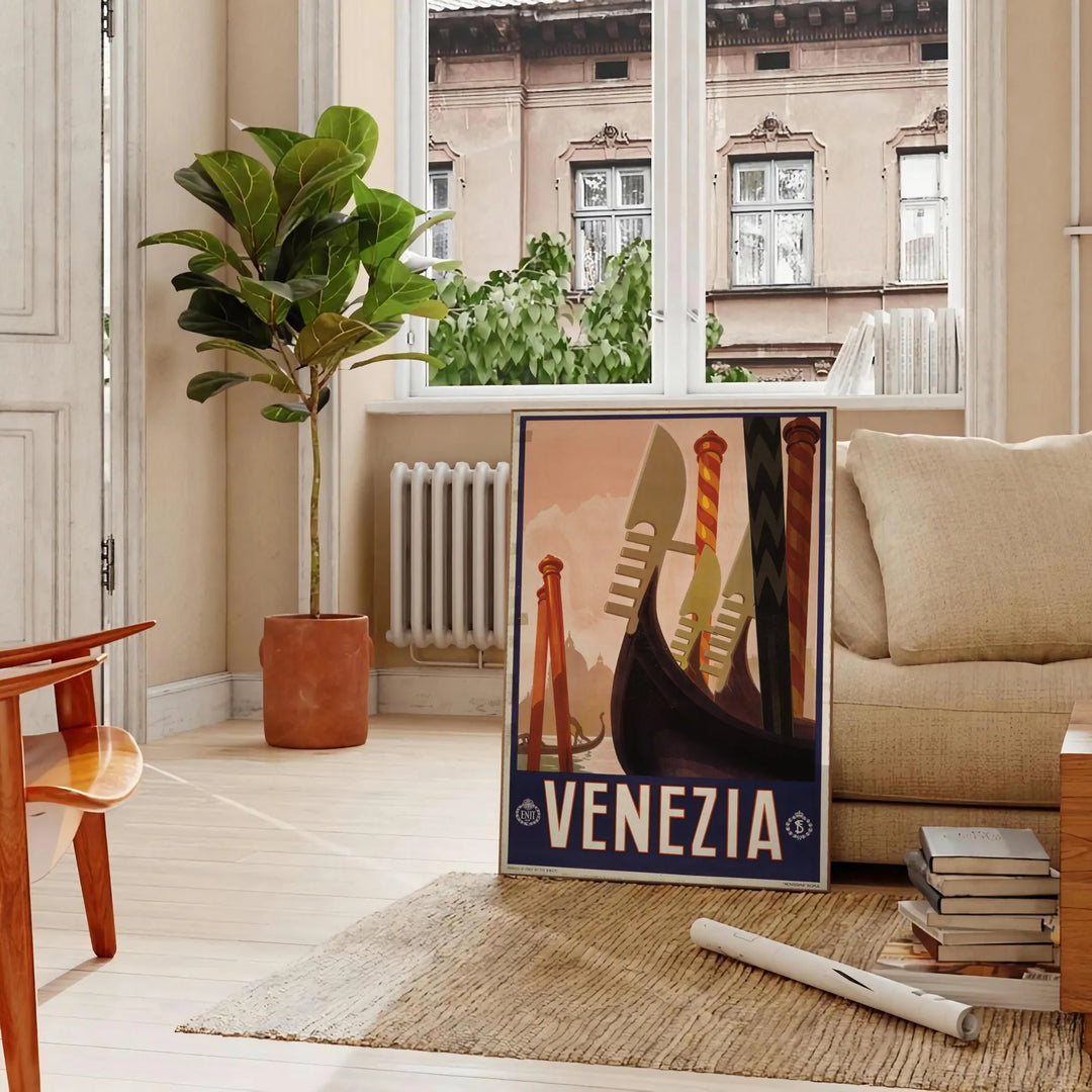 Venice Travel Poster Wall Print Travel Poster High Quality Frame Premium Print Home Decor Color