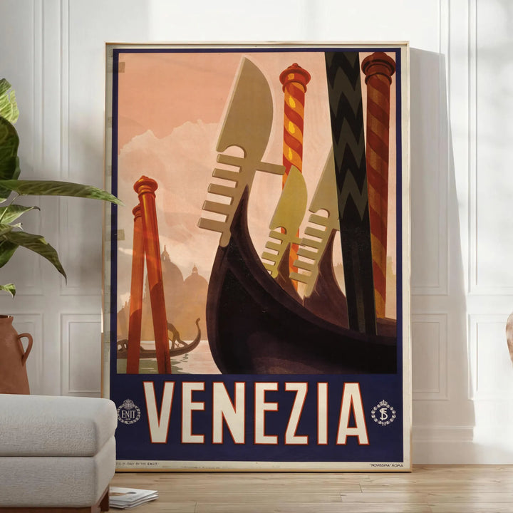 Venice Travel Poster Wall Print Travel Poster High Quality Frame Premium Print Home Decor Color