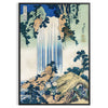 space vintage Japanese poster blue gray tones wall art essence Japan classic artistry unique gift personal decor frame style preferences
