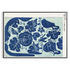 Affiche vintage Japon nuances bleu gris décoration un superbe cadeau disponible A4 cm 50x70 60x80 A0