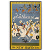 art voyage vintage affiche captivante teintes vertes bleues intérieur cadeau formats A4 cm A0