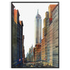 charm New York vintage black green poster classic touch room wall art timeless gift décor exquisite artwork available A4 cm A0