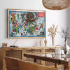 Vintage Japenese Japan Wall Art 1 Travel Poster High Quality Frame Premium Print Home Decor Color