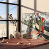 timeless elegance vintage Japanese poster rich gray brown hues captivating wall art touch cultural charm space ideal gift personal artwork piece sizes A4 cm A0
